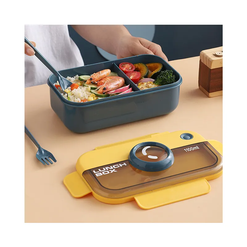 1100Ml Portable Microwaveable Lunch Box Id-94B