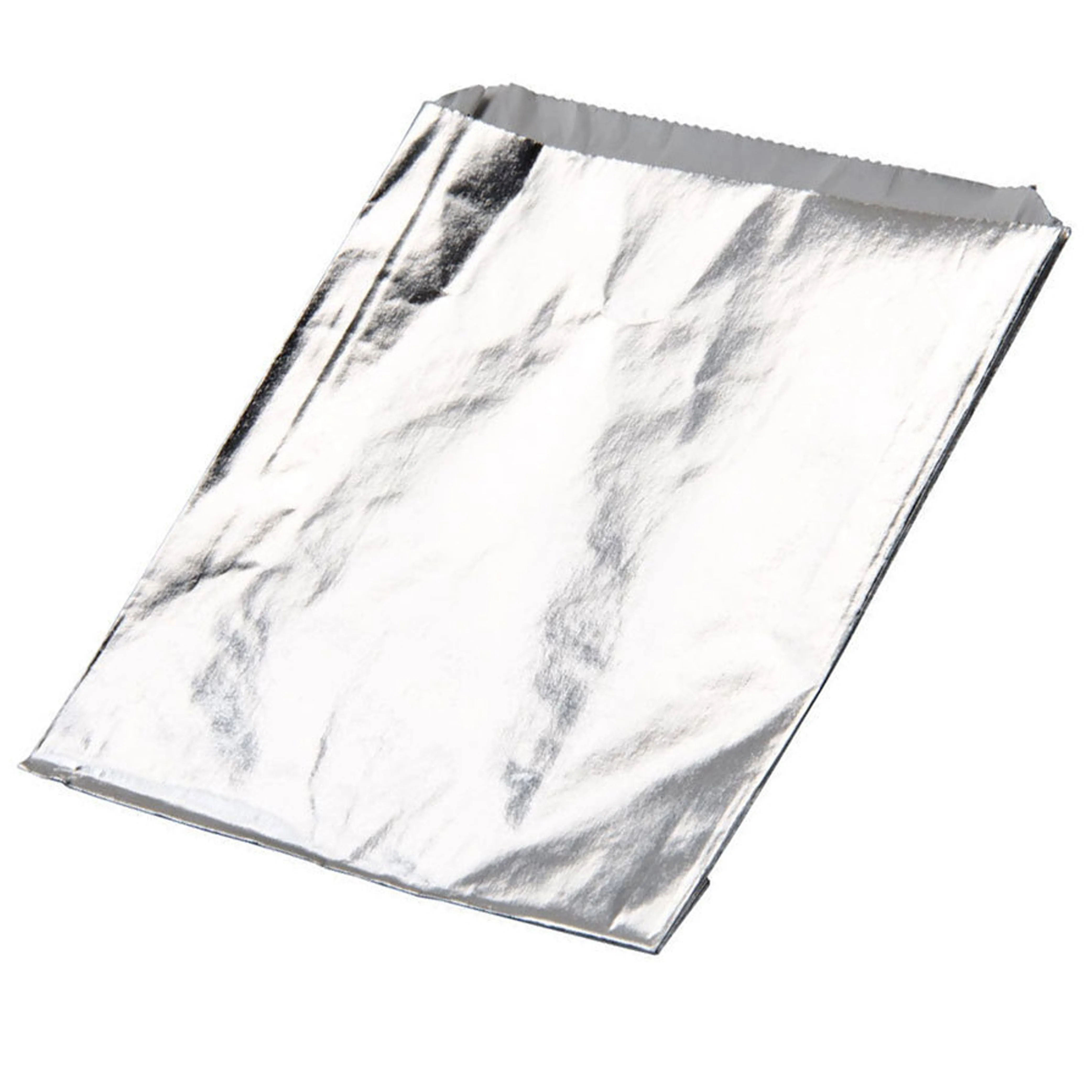 125 X Aluminum Foil Bags Warm Hot Warm Sandwich Pita Food Storage Pouches 6.5"