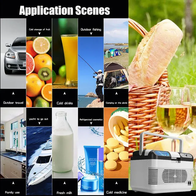 12L Portable Hot And Cold Refrigerator