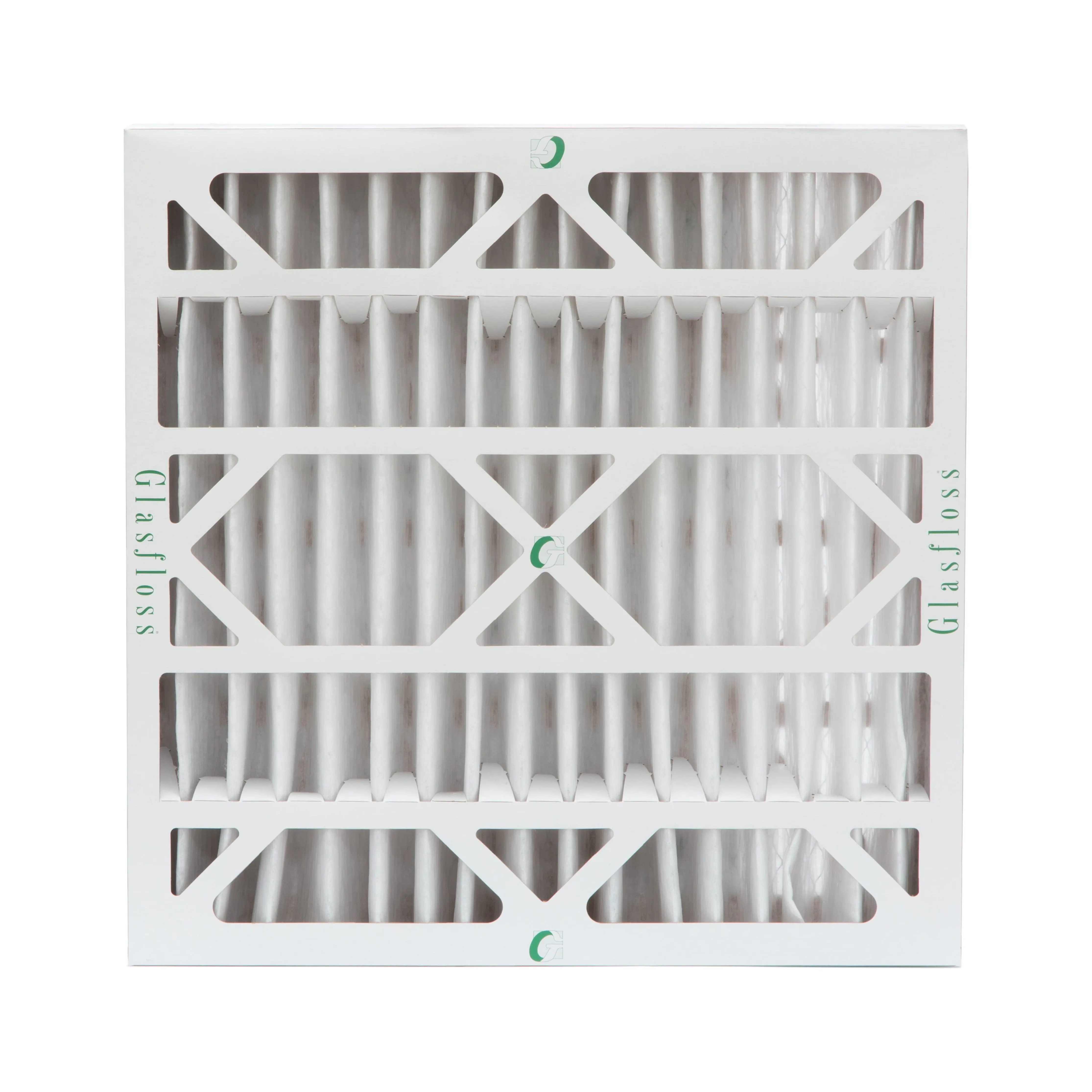 2 Pack of 20x20x4 MERV 13 Pleated 4' Inch Air Filters by Glasfloss. Actual Size: 19-1/2 x 19-1/2 x 3-3/4