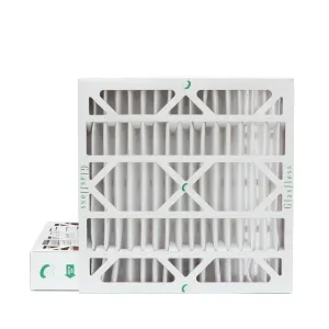 2 Pack of 20x20x4 MERV 13 Pleated 4' Inch Air Filters by Glasfloss. Actual Size: 19-1/2 x 19-1/2 x 3-3/4