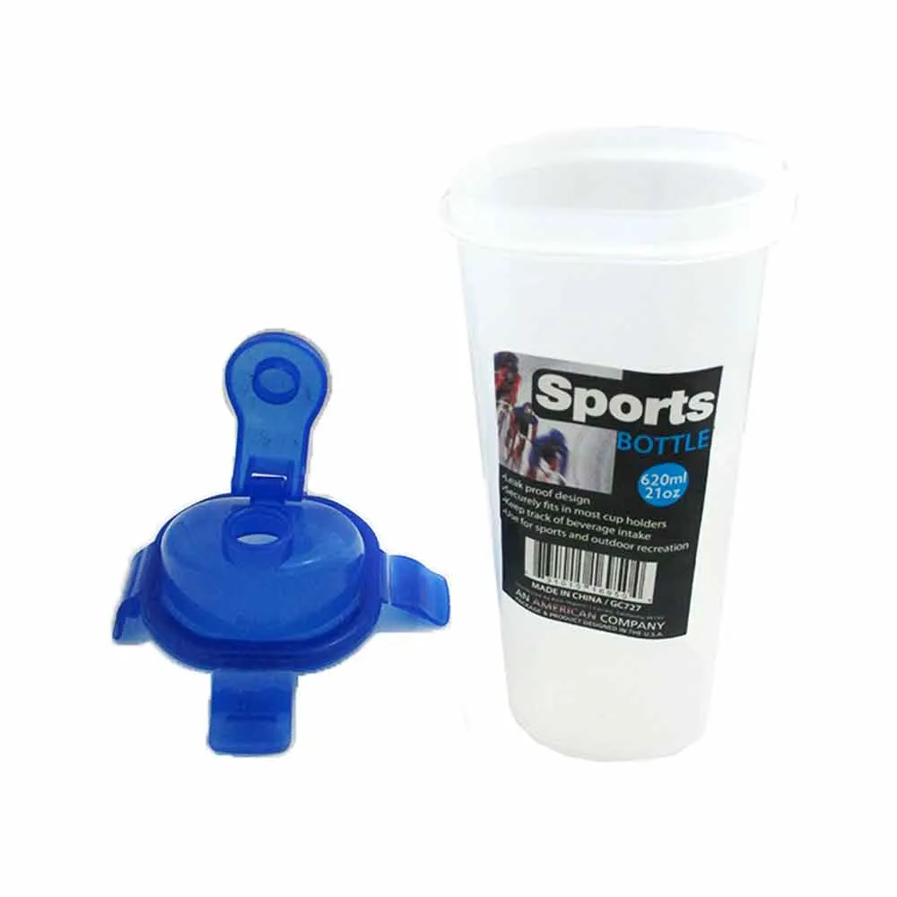 2 Portable Sport Water Bottle 21Oz Outdoor Travel Bicycle Bike Cycling Drink Jug