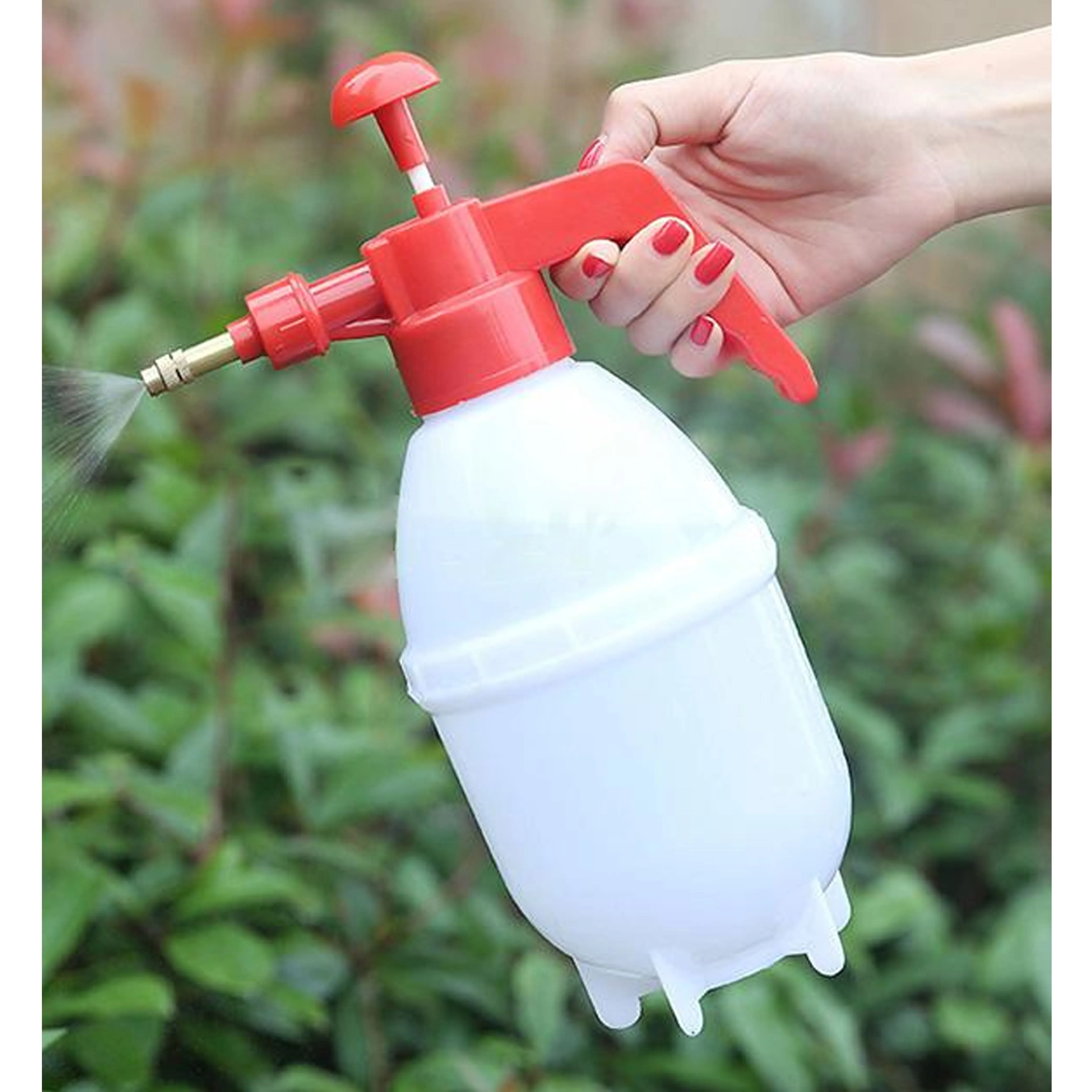 2 X Portable Water Chemical Sprayer Hand Pump Pressure Garden Spray Bottle 27oz