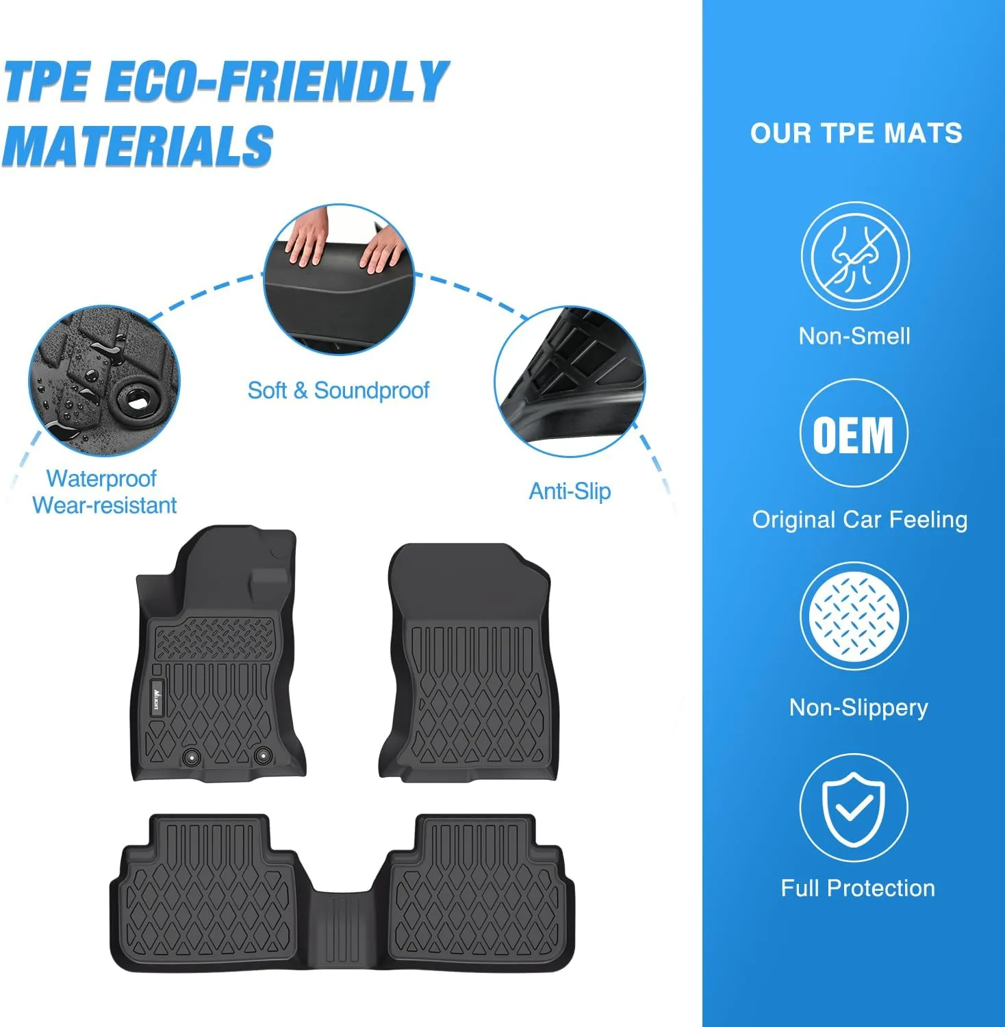 2019-2024 Subaru Forester TPE Floor Mats