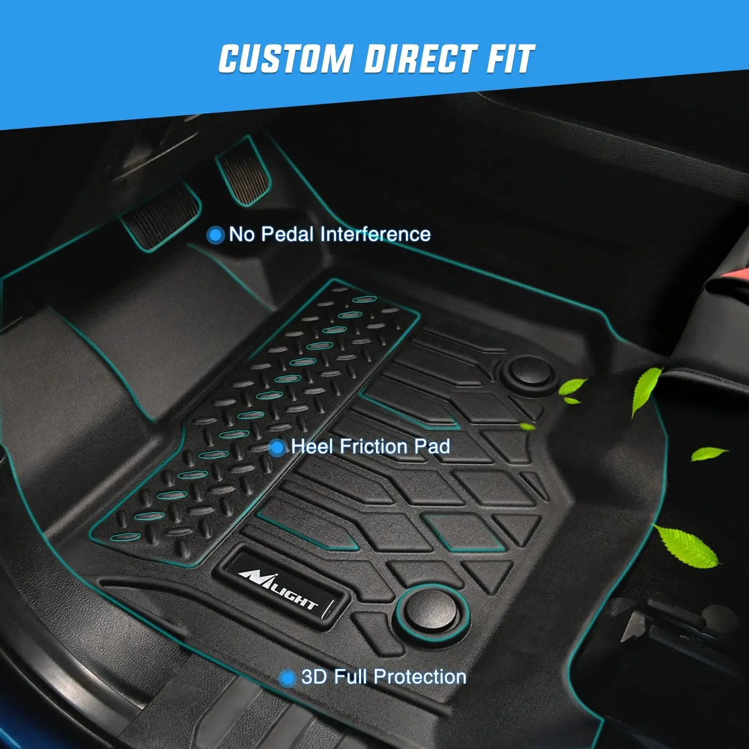 2019-2025 Toyota RAV4 Hybrid Prime TPE Floor Mats
