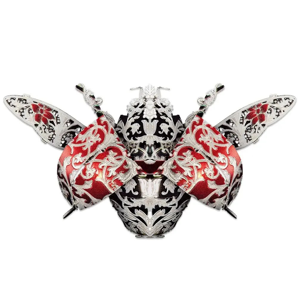 3d Metal Puzzle Insect Brooch Accessories Model Kits for Teens Diy Jigsaw Toys Brain Teaser
