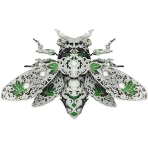 3d Metal Puzzle Insect Brooch Accessories Model Kits for Teens Diy Jigsaw Toys Brain Teaser