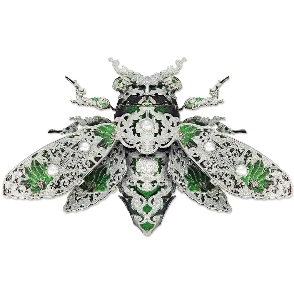 3d Metal Puzzle Insect Brooch Accessories Model Kits for Teens Diy Jigsaw Toys Brain Teaser