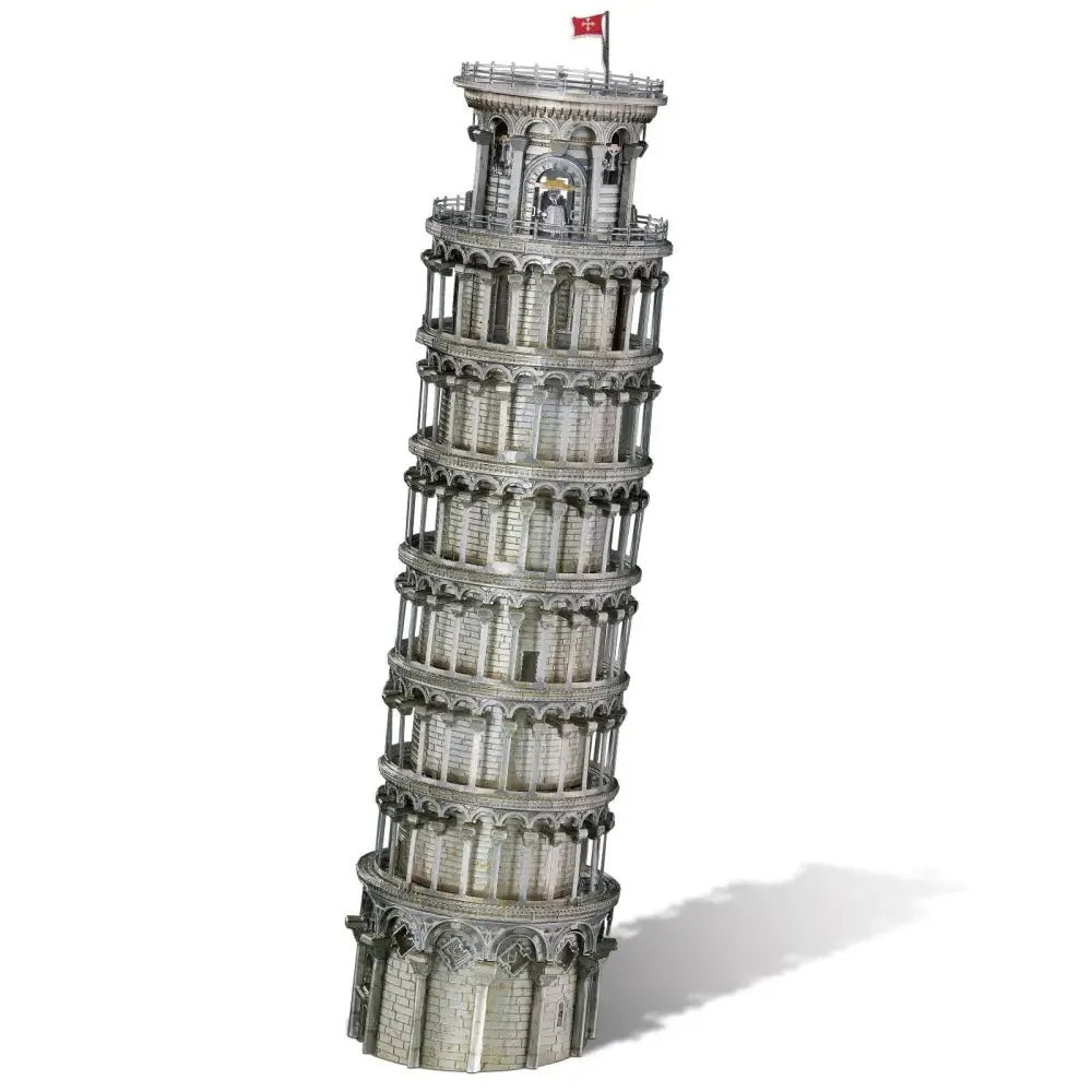 3d Metal Puzzle-leaning Tower of Pisa Model Building Kit Jigsaw Diy Toys for Adult