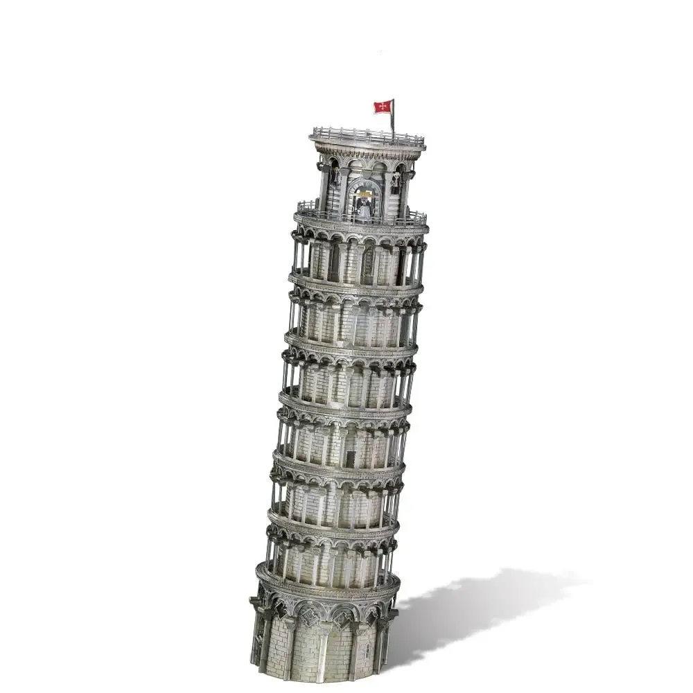 3d Metal Puzzle-leaning Tower of Pisa Model Building Kit Jigsaw Diy Toys for Adult