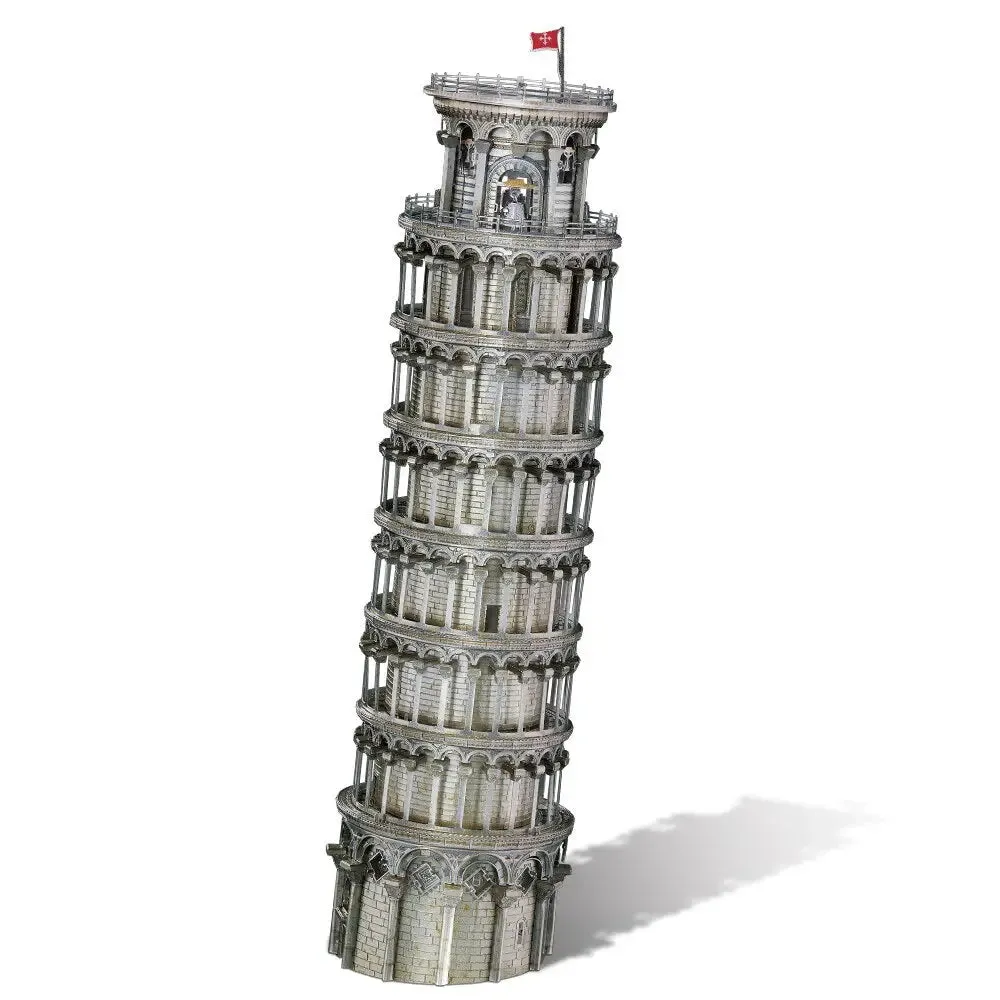 3d Metal Puzzle-leaning Tower of Pisa Model Building Kit Jigsaw Diy Toys for Adult