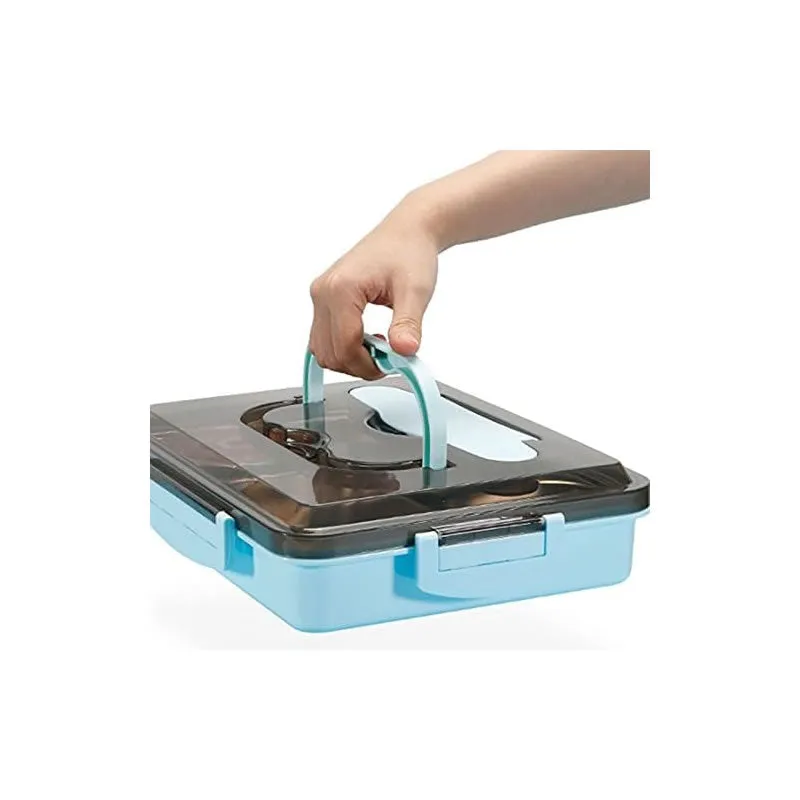 4 Compartment 304 Stainless Steel Lunch Box Hb-35A