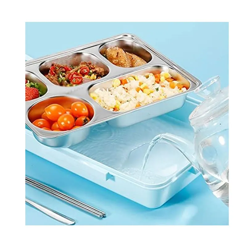 4 Compartment 304 Stainless Steel Lunch Box Hb-35A