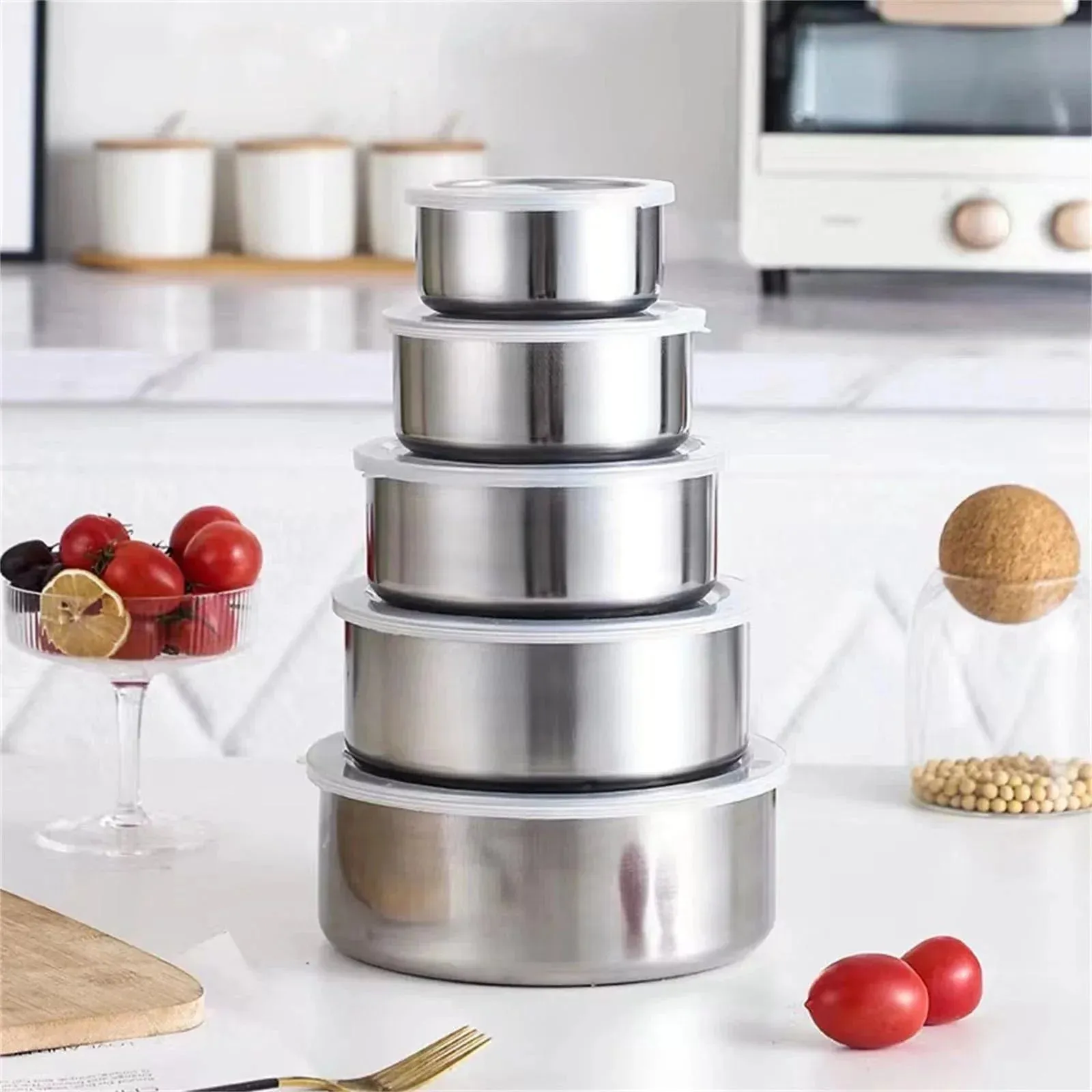 5 pcs Stainless Steel Bowl set
