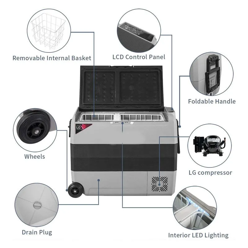 50L Portable Car Electric Refrigerator