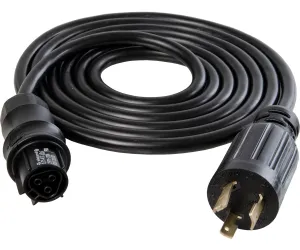 8 Wieland F 18AWG BK locking 347V, L24-20P, Harness