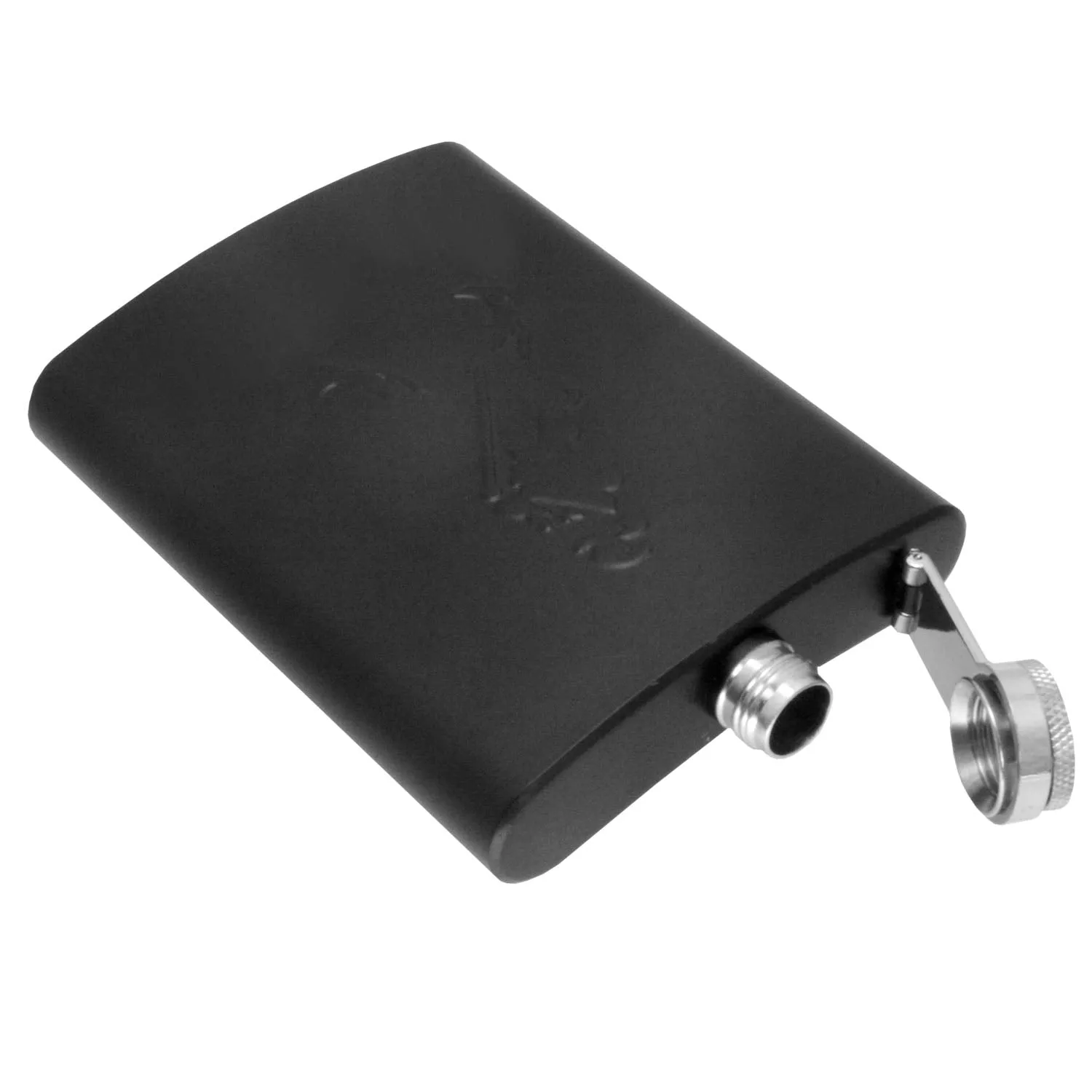 8Oz Johnnie Walker Alcohol Hip Flask With Funnel And 4 Shot Cups 1231555