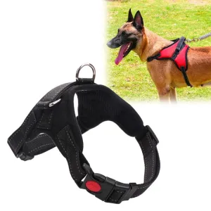 Adjustable Chest Strap For Dogs Size L Black