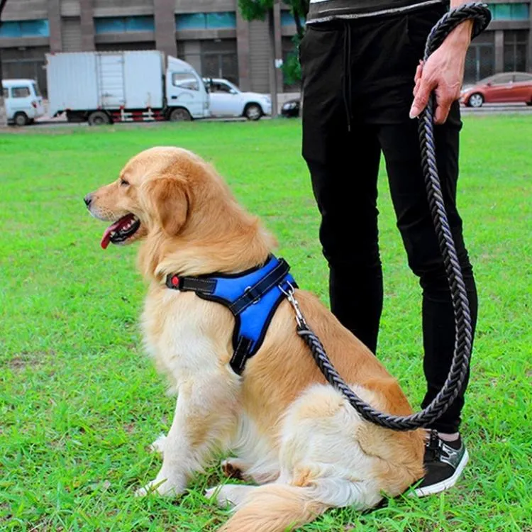 Adjustable Chest Strap For Dogs Size L Black