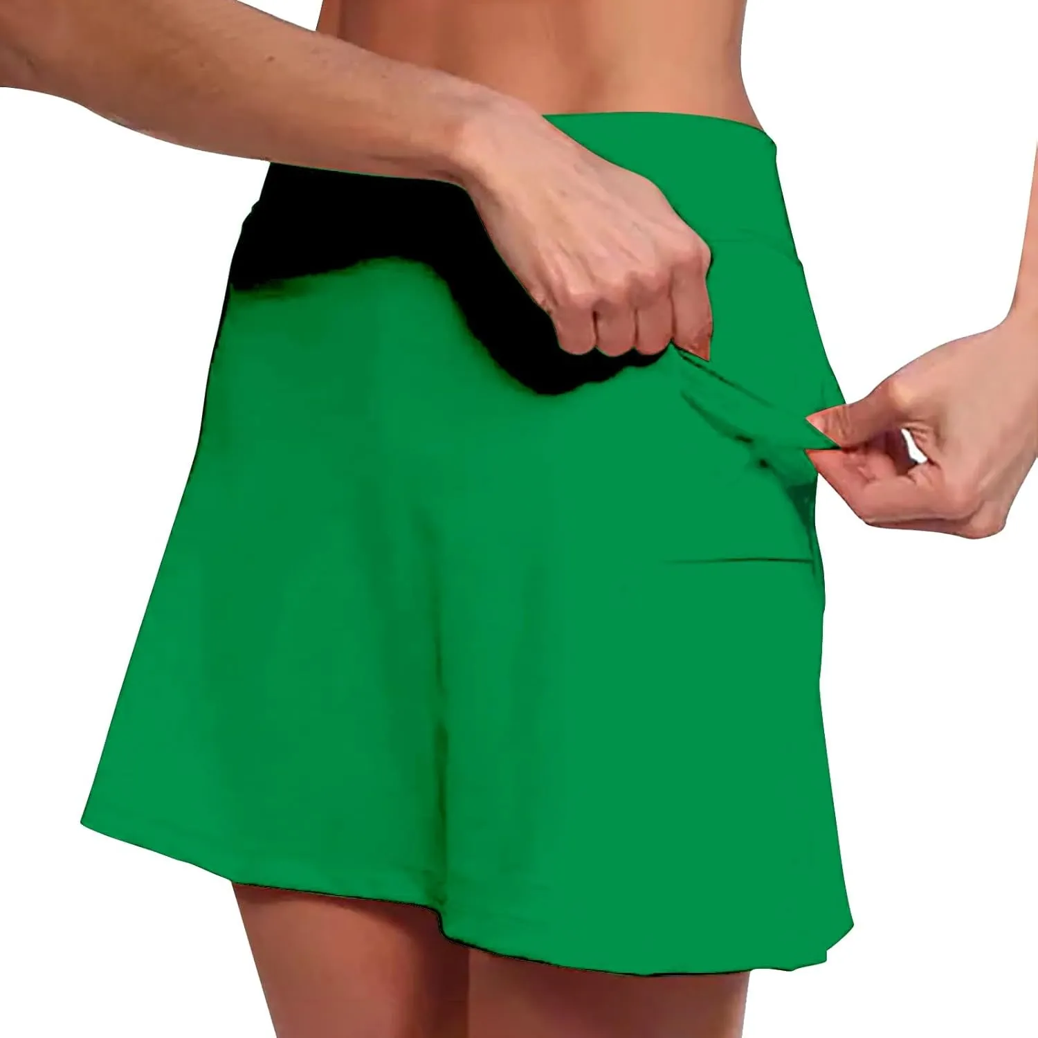 aihihe Pleated Golf Skirts for Women Plus Size Skorts for Women with Pockets Dressy Skorts for Women with Pockets Plus Size