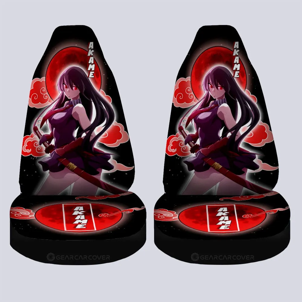Akame Car Seat Covers Custom Akame Ga Kill Anime Car Accessoriess