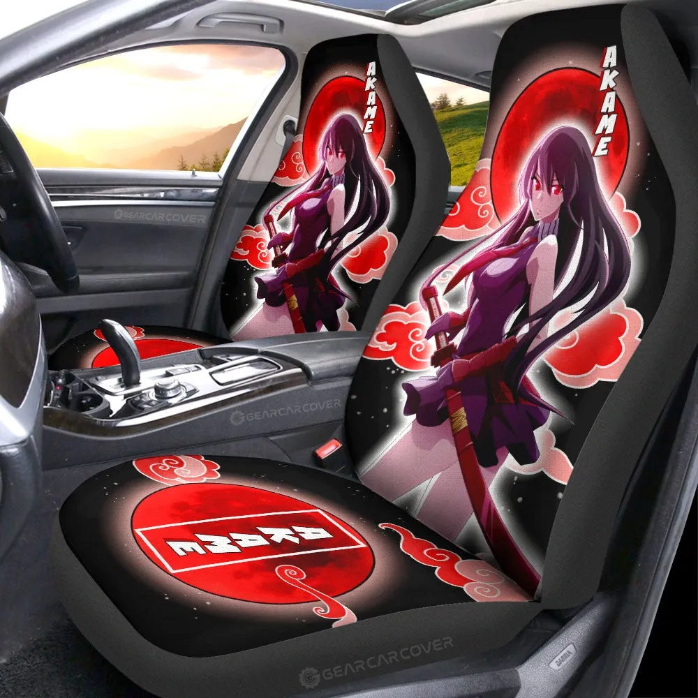 Akame Car Seat Covers Custom Akame Ga Kill Anime Car Accessoriess