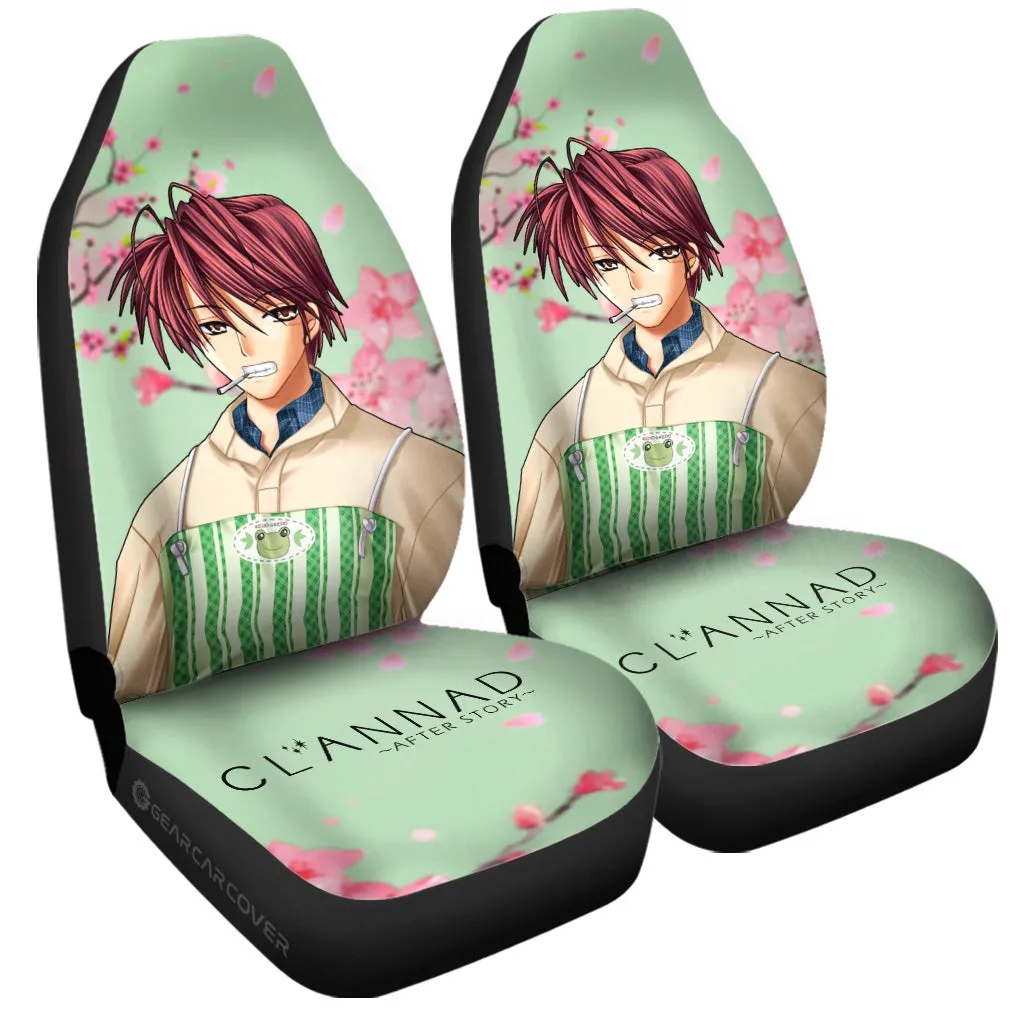 Akio Furukawa Car Seat Covers Custom Clannad Anime Car Accessories