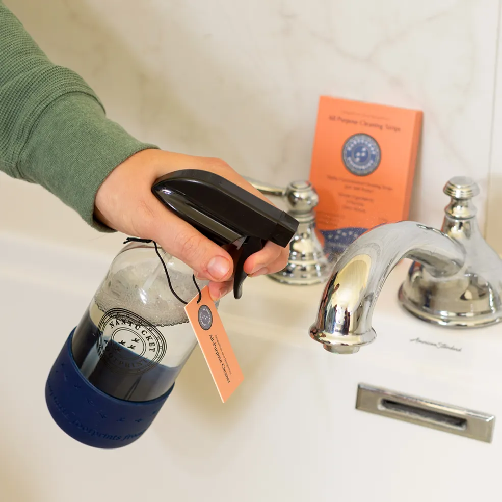 All Purpose Cleaning Spray - 16 oz - Just-Add-Water - 2 Concentrated Cleaning Strips   16 oz Reusable Glass Spray Bottle