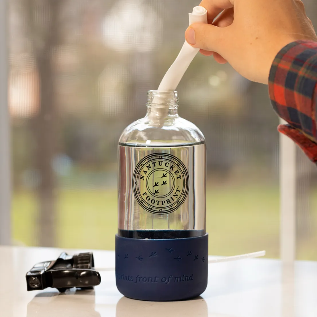 All Purpose Cleaning Spray - 16 oz - Just-Add-Water - 2 Concentrated Cleaning Strips   16 oz Reusable Glass Spray Bottle