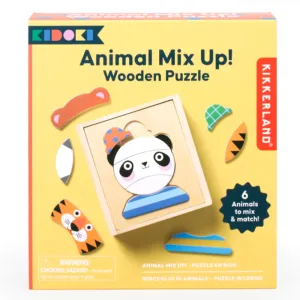 Animal MixUp Wooden Puzzle - Kikkerland