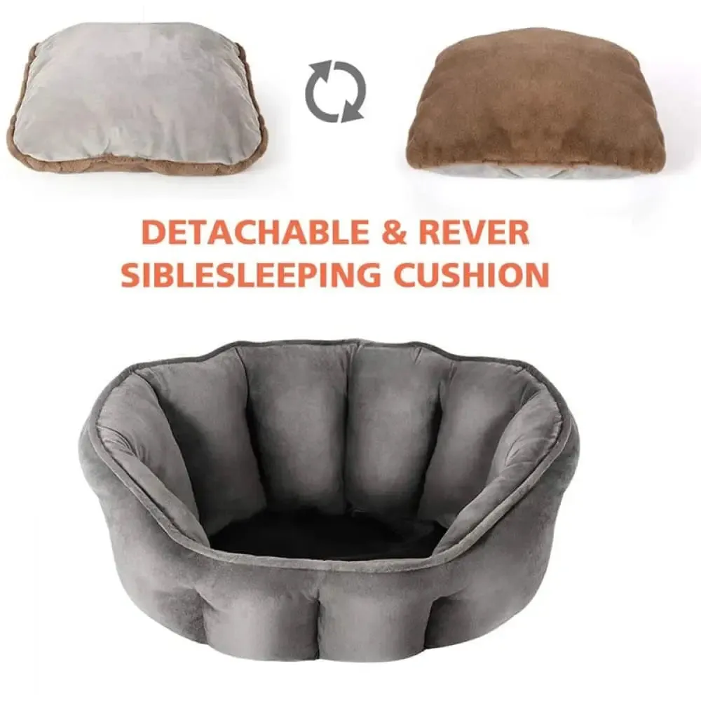Anti-slip Comfortable Washable Detachable Waterproof Ultra Soft Bed for Dogs and Cats