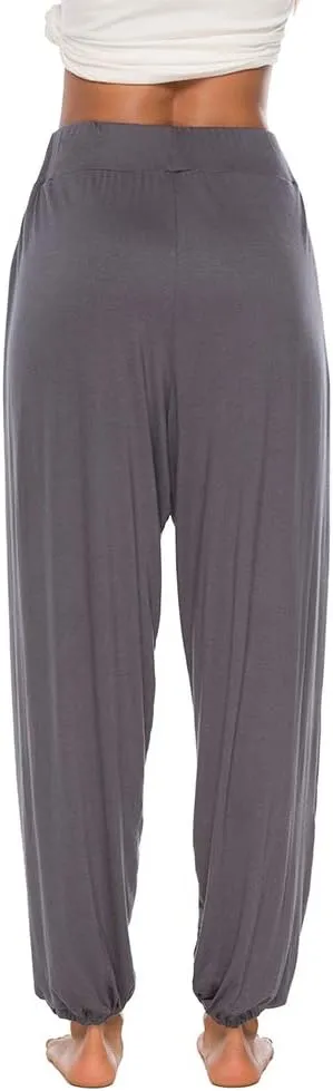 AvaCostume High Slit Harem Pants Women Hippie Harem Pants Trousers