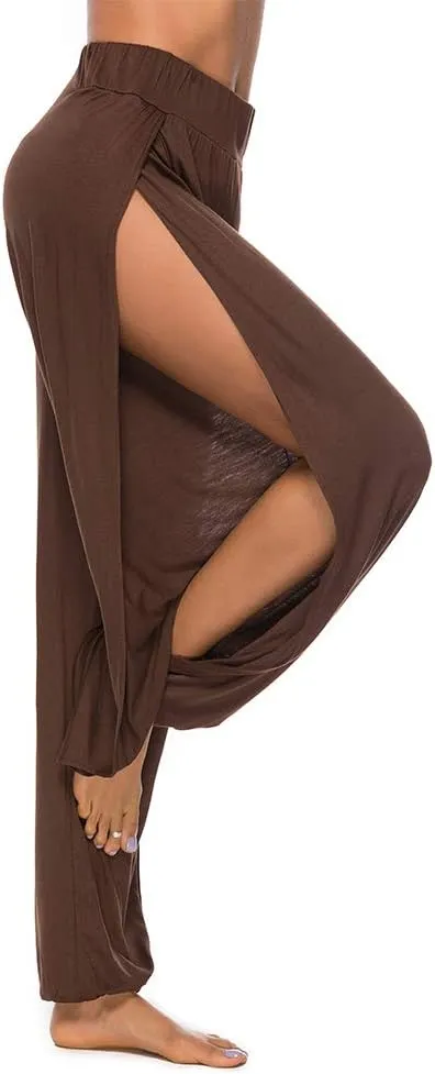 AvaCostume High Slit Harem Pants Women Hippie Harem Pants Trousers