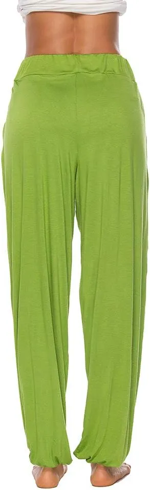 AvaCostume High Slit Harem Pants Women Hippie Harem Pants Trousers