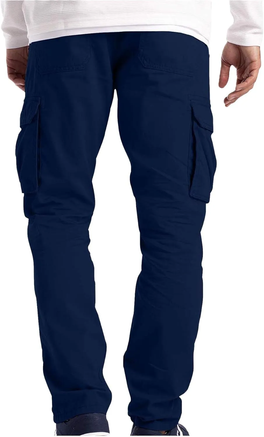 BADHUB Men's Cargo Pants Muti-Pockets Jogger Work Chino Slim Fit Casual Pants Hiking Workout Gogging Sweatpants Trousers