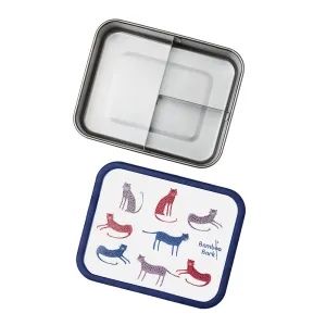 Bamboo Bark Leopard Steel Lunch Box