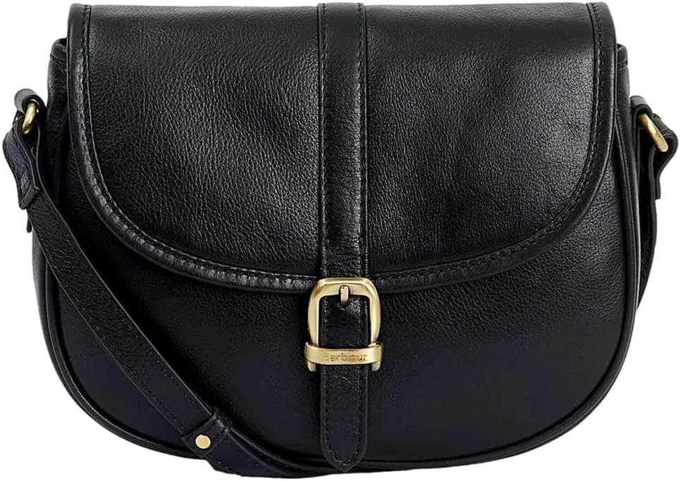 Barbour Women's Laire Medium Saddle Bag, Classic Black