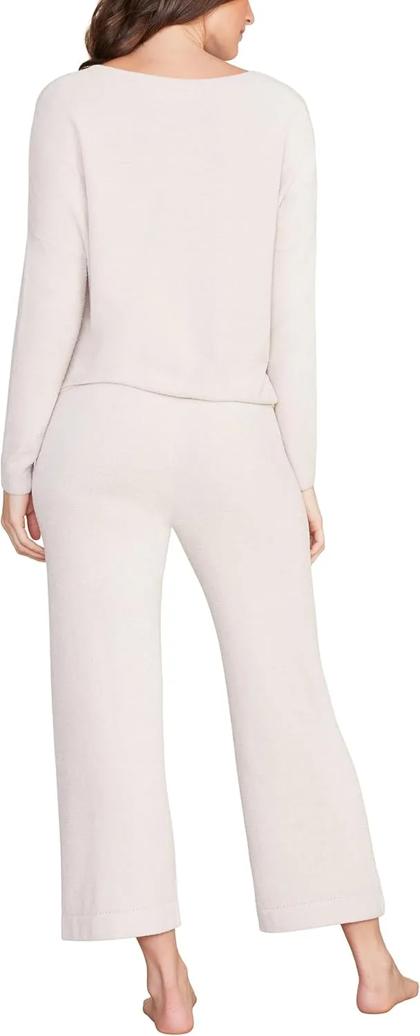 Barefoot Dreams CozyChic Ultra Lite Slouchy Pullover for Women, Ultra Soft Long Sleeve, Crew Neck Pullover