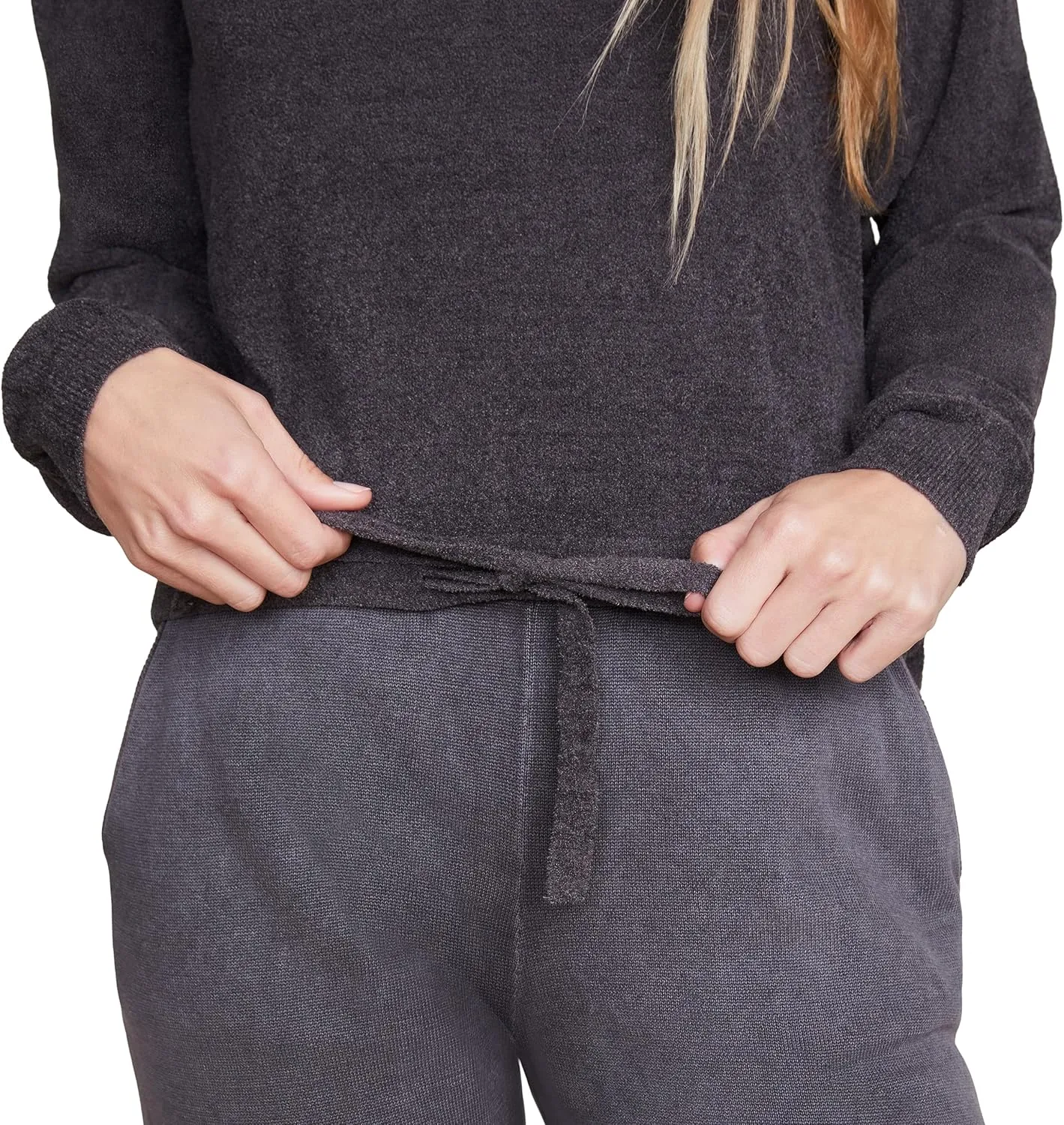 Barefoot Dreams CozyChic Ultra Lite Slouchy Pullover for Women, Ultra Soft Long Sleeve, Crew Neck Pullover