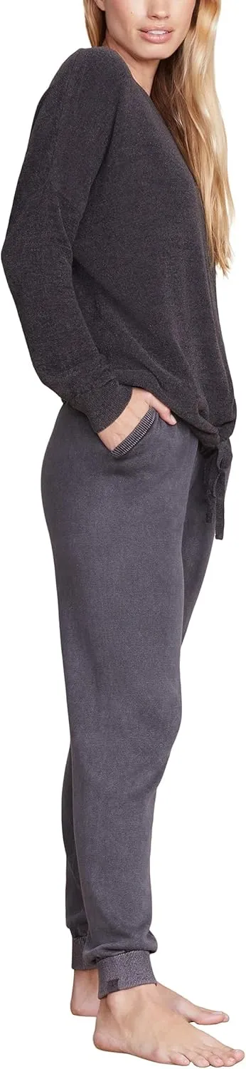 Barefoot Dreams CozyChic Ultra Lite Slouchy Pullover for Women, Ultra Soft Long Sleeve, Crew Neck Pullover