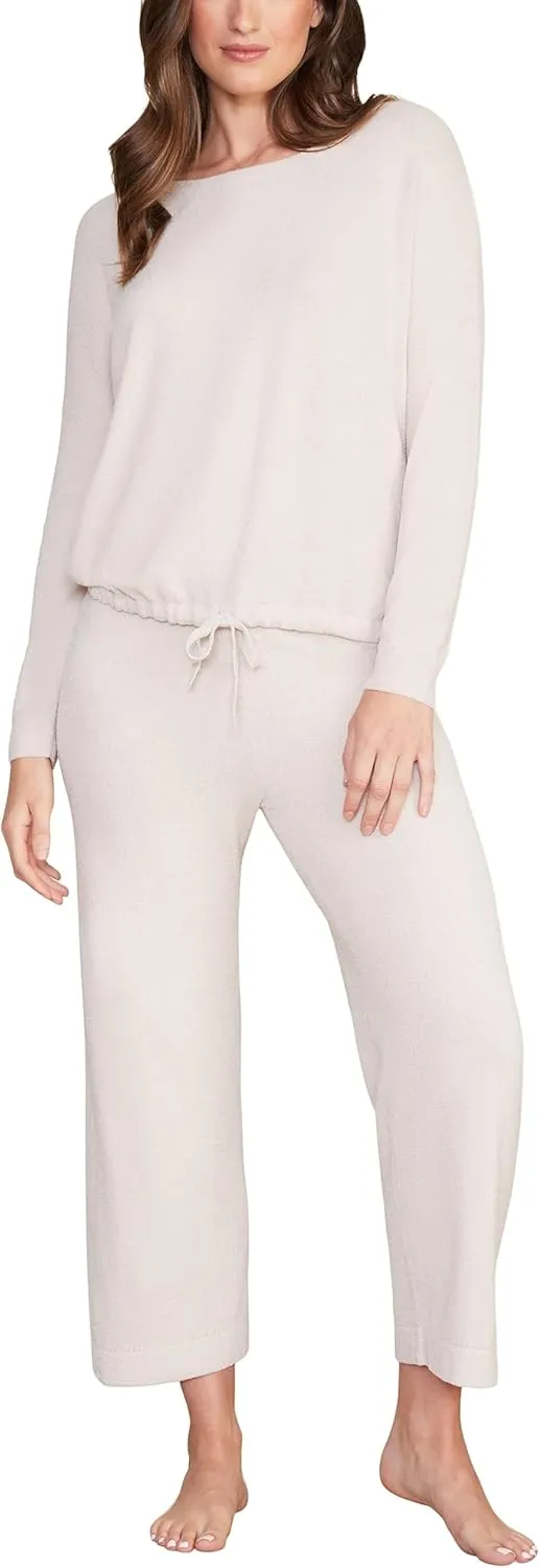 Barefoot Dreams CozyChic Ultra Lite Slouchy Pullover for Women, Ultra Soft Long Sleeve, Crew Neck Pullover