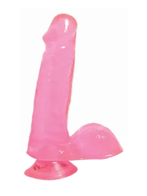 Basix 6 Inch Pink Dildo