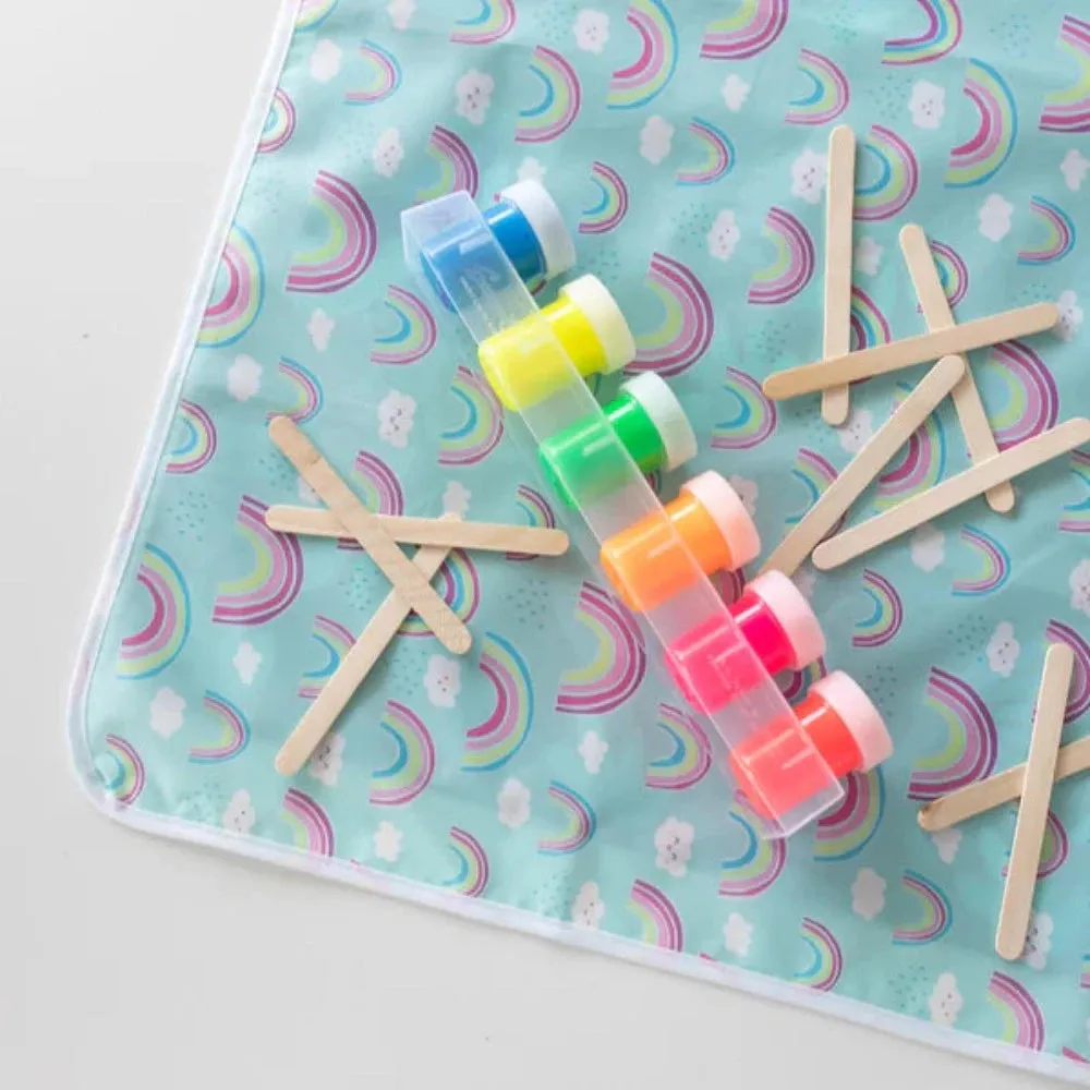 Bumkins Splat Mat: Rainbows