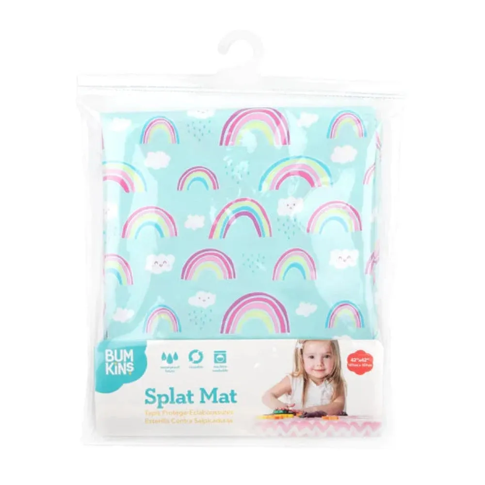 Bumkins Splat Mat: Rainbows