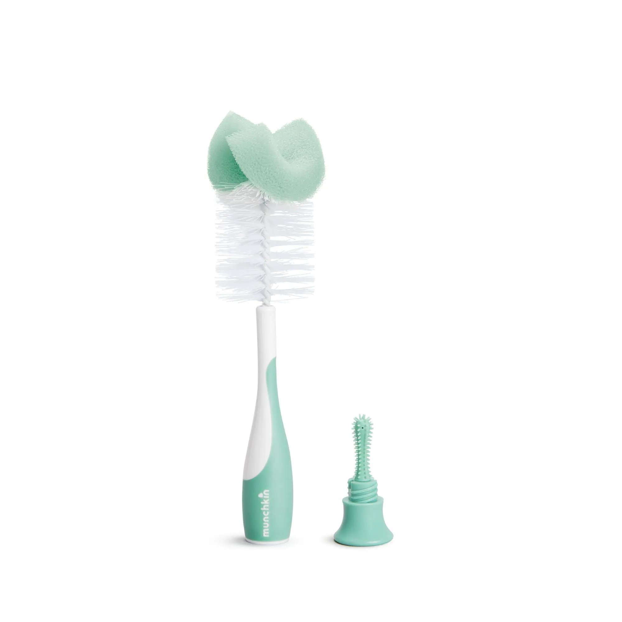 [Bundle Of 3] Munchkin Sponge Bottle Brush (Sage)