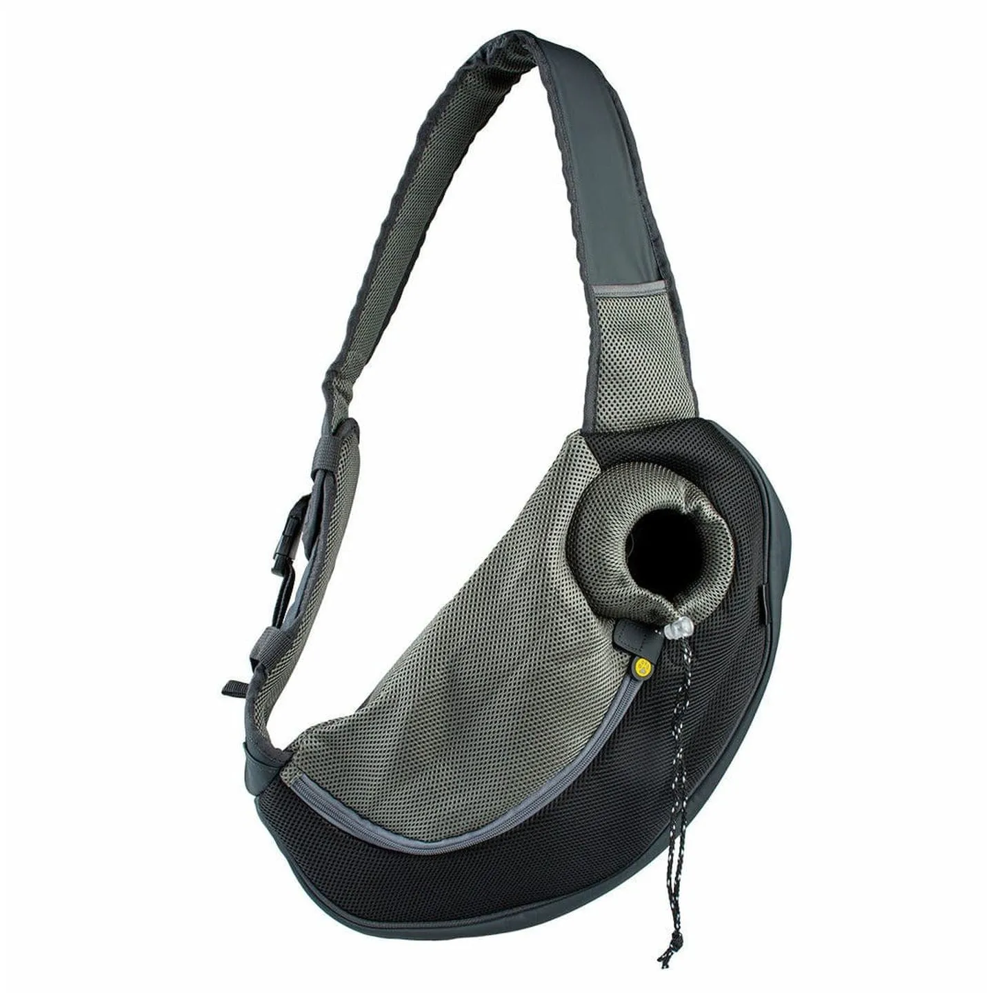Carrybag Sarah Crazy Paws Nylon M - 34x19x47,5cm black