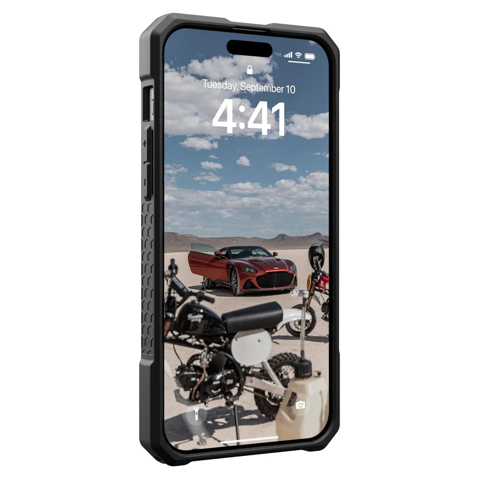 Case UAG Monarch Pro for iPhone 15 Plus, Kevlar Black