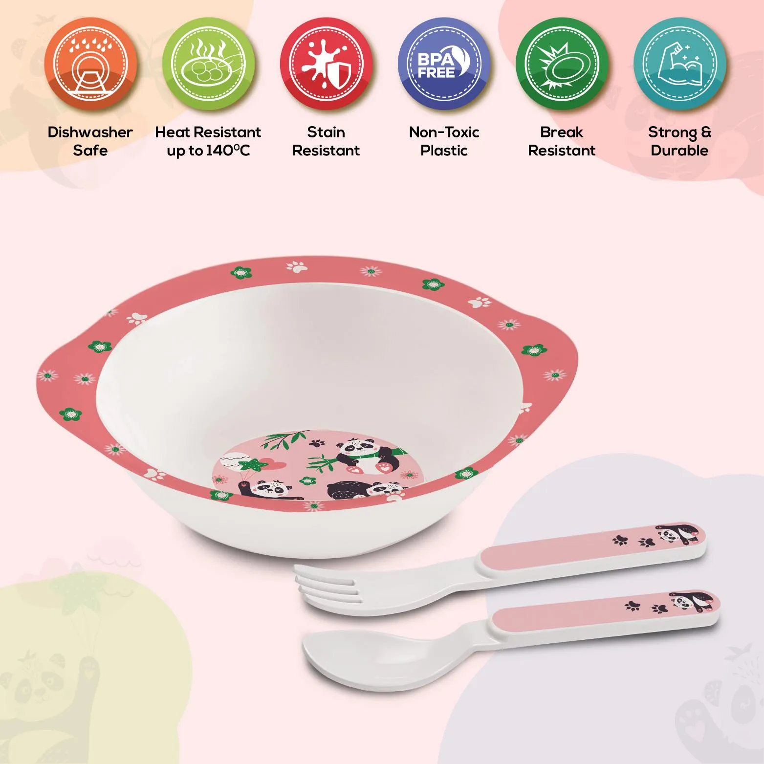 Cereal Kids Melamine Bowl, Set of 3