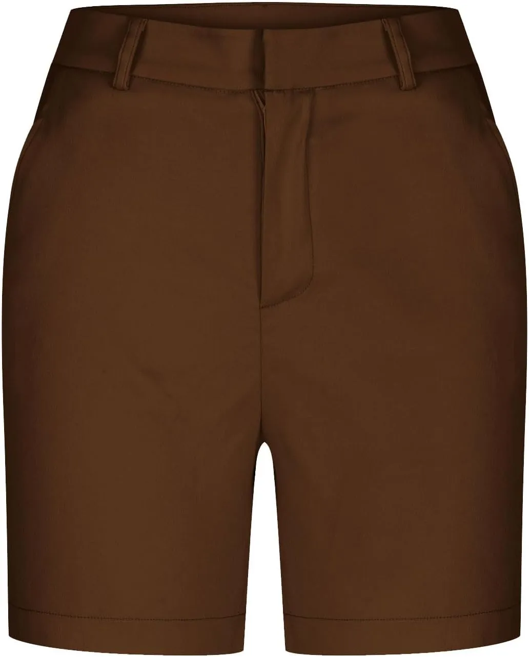 Chino Cargo Shorts Women Casual Slim Fit High Waist Summer Knee Length Bermuda SweatShorts for Hiking,Beach,Outdoors