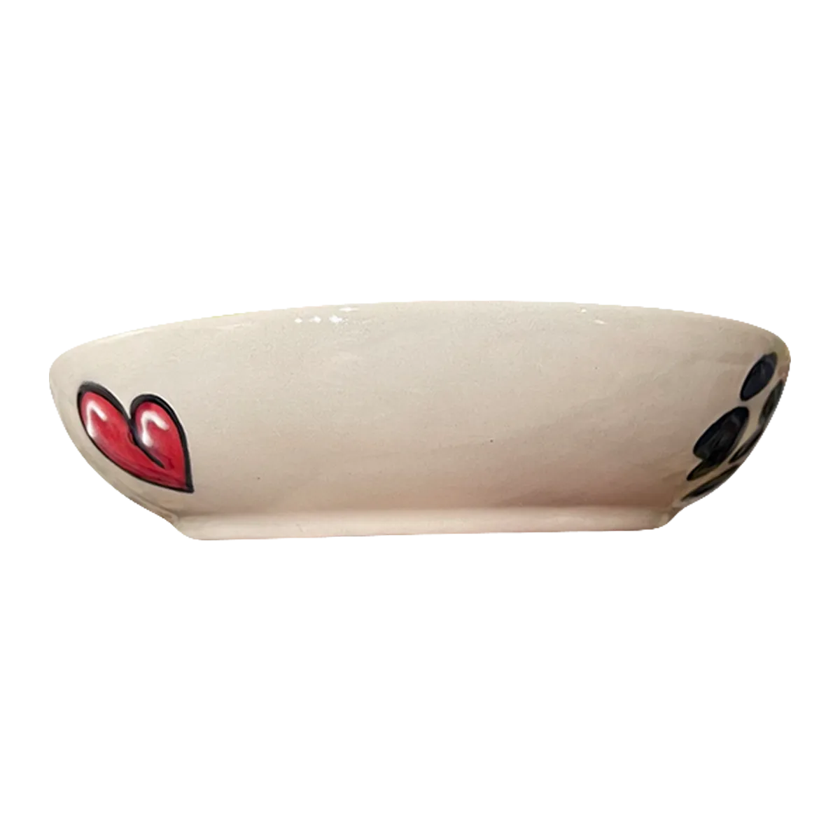 Cocker Spaniel Fluff Ceramic Saucer Bowl